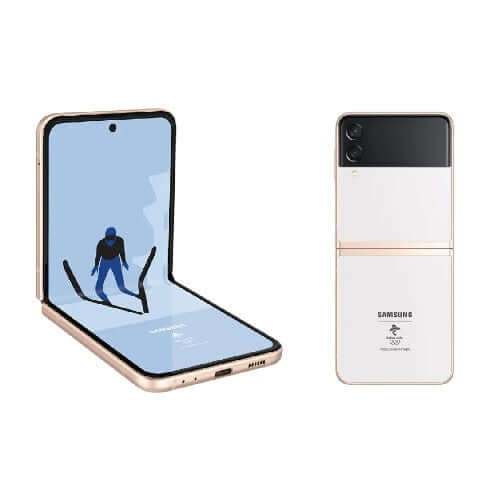 '- Galaxy Z Flip4 128GB 8GB RAM, Single Sim Cream