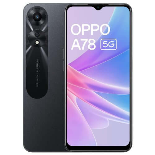 OPPO A78 256GB 8GB Single Sim Mist Black