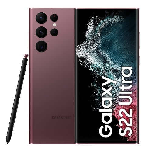 Samsung Galaxy S22 Ultra 256GB 12GB RAM Burgundy Order At